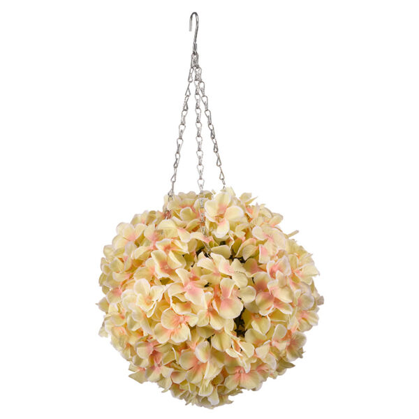 A studio cut out image of the Smart Garden 30cm Artificial Topiary Hydrangea Ball