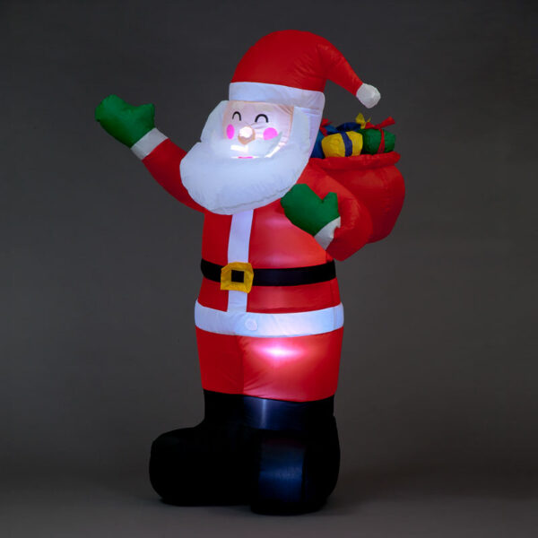 SnowTime Inflatable Santa with LEDs