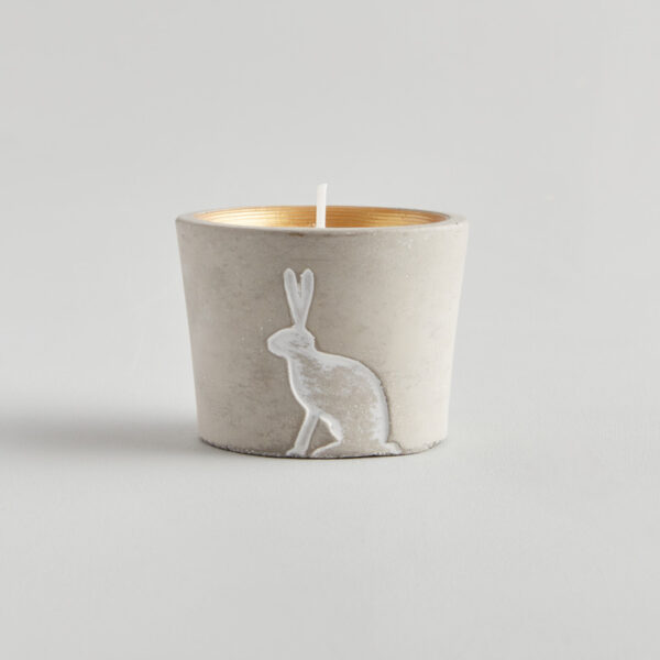 St Eval Winter Thyme Hare Pot Candle