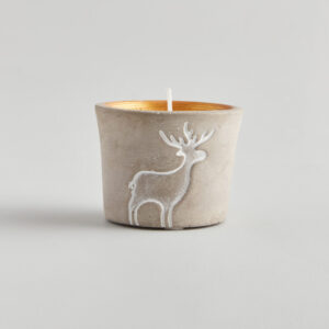 St Eval Orange & Cinnamon Reindeer Pot Candle