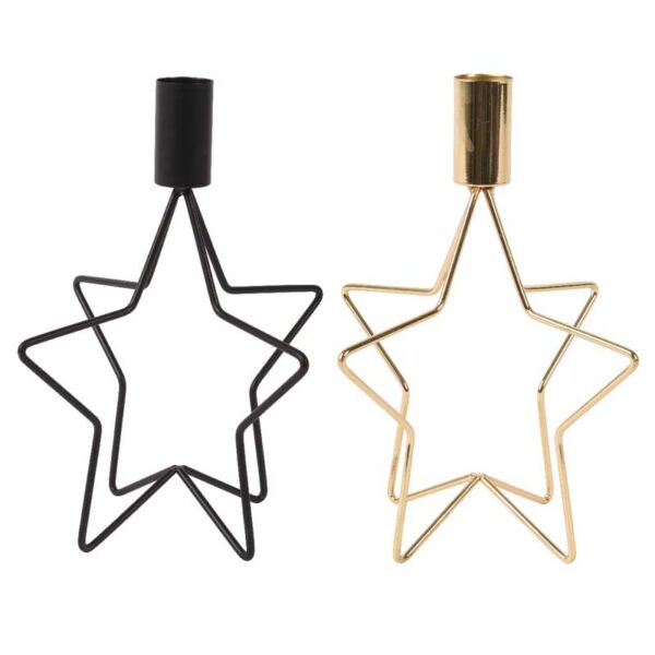 Star-Shaped Candle Holder