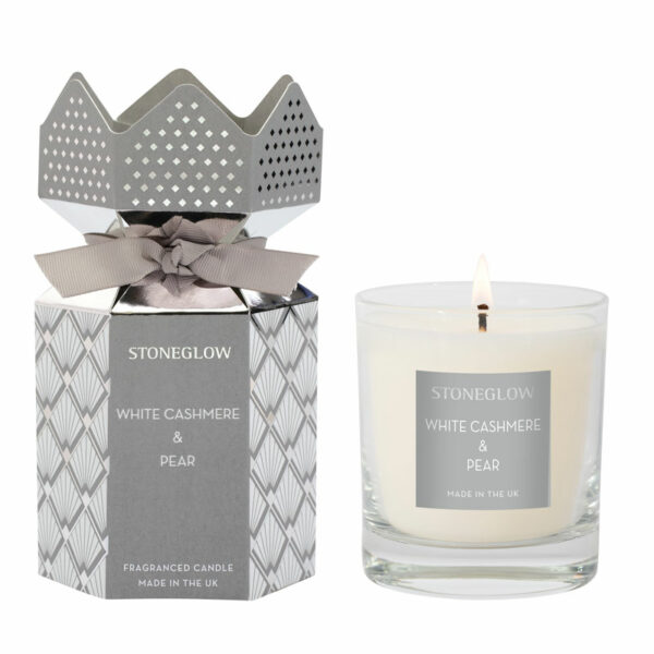 Stoneglow White Cashmere & Pear Candle Cracker