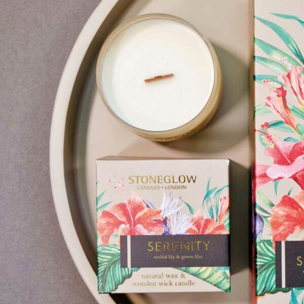 Stoneglow Infusion Serenity Boxed Candle
