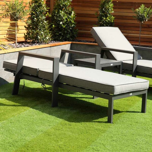 Stretch out flat on a Melbury Sun Lounger