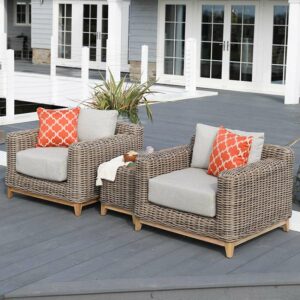 Supremo Leisure Oakham 2 Seat Patio Lounge In-between Set