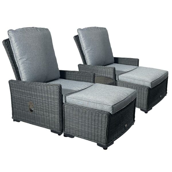 Supremo Leisure Vienna Deluxe Dual Recliner Set for 2