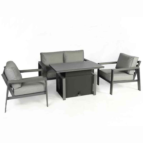 Supremo Melbury Lounge Set with Adjustable Table in detail