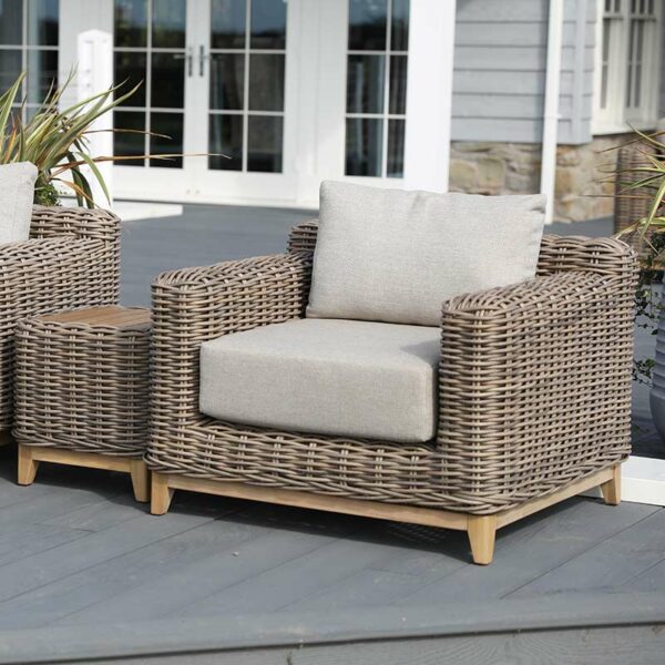 Close up of Supremo Leisure Oakham 2 Seat Patio Lounge In-between Seat