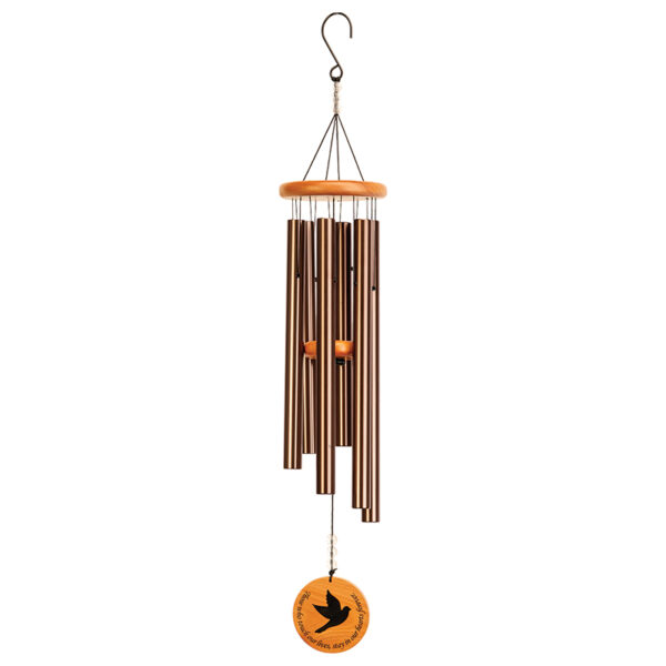 The Symphony Memorial Wind Chime with Bronze Finish, Size 81cm lifestyle