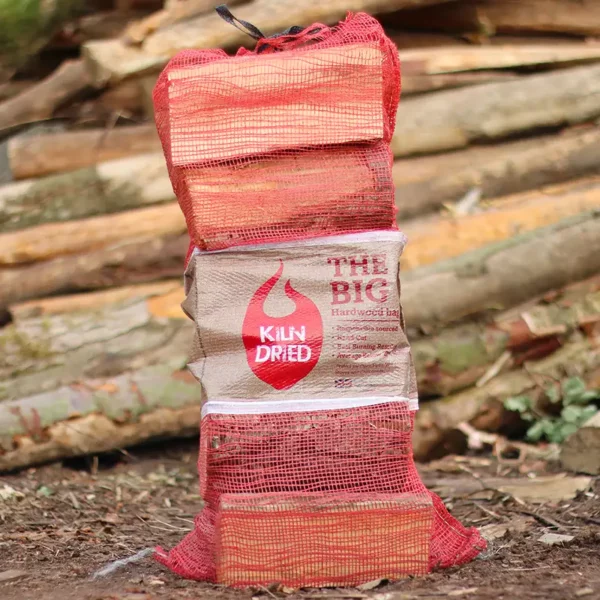 The Big Kiln Dried Hardwood Logs Bag lifestyle