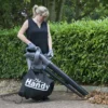 The Handy 167mph 2600W Garden Blower & Vacuum woman vacuuming