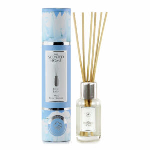 The Scented Home Fresh Linen Mini Reed Diffuser
