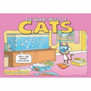 Otter House The Wacky World Of Cats A4 Calendar 2022
