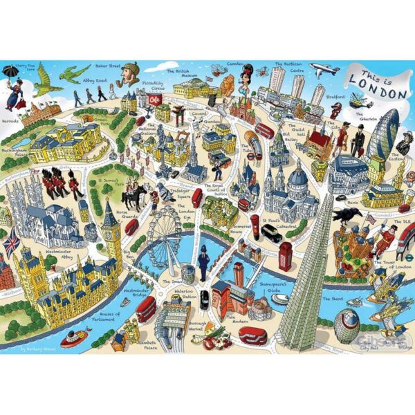 Gibsons This Is London Jigsaw Puzzle - 500 Piece
