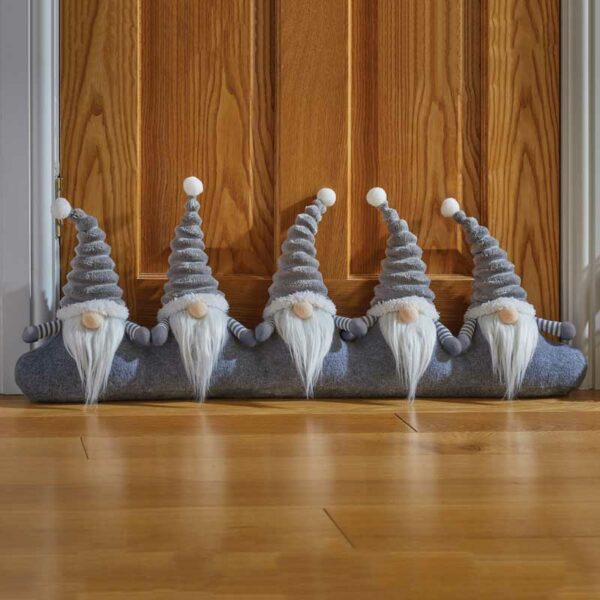 Three Kings Grey Gonks Draught Excluder