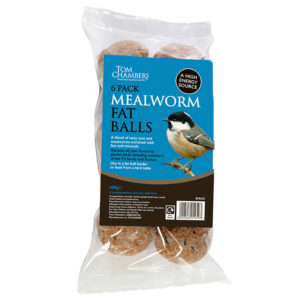 Tom Chambers Mealworm Fat Balls (Pack of 6)