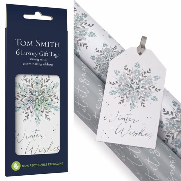 Tom Smith 6 Luxury All Is Calm Gift Tags