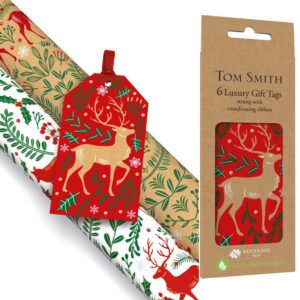 Tom Smith 6 Luxury Christmas Folklore Gift Tags