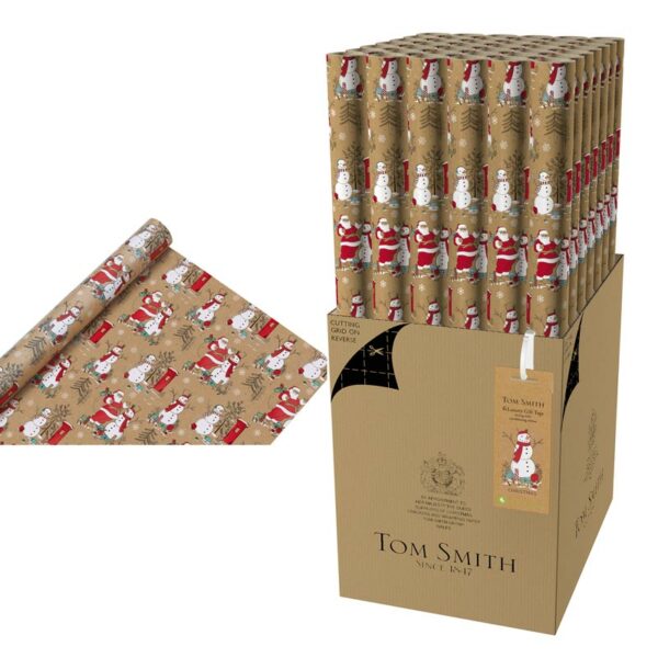 Tom Smith Classic Christmas Luxury Gift Wrap (3m)