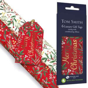Tom Smith 6 Luxury Festive Foliage Gift Tags
