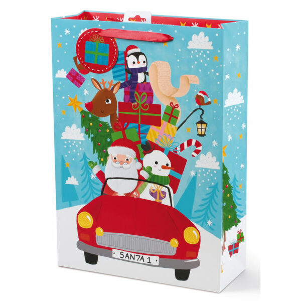 Tom Smith Santa & Friends Extra Large Gift Bag