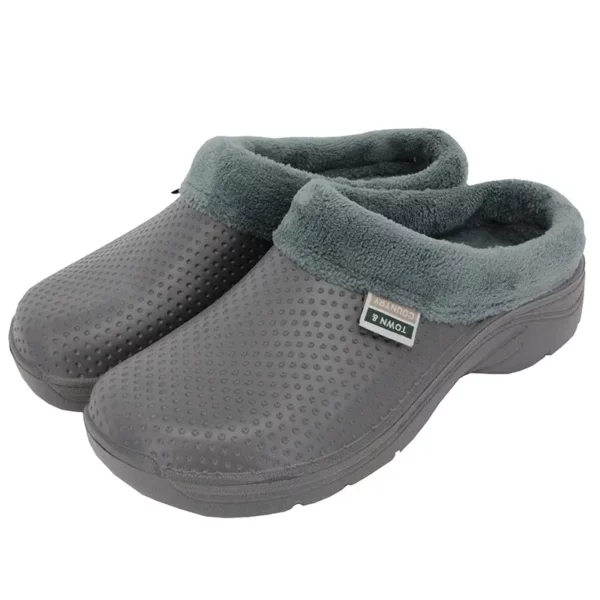 Town & Country Fleecy Cloggies charcoal
