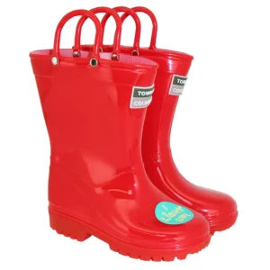 Town & Country Kids Light Up Wellies red