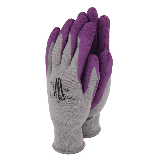 Town & Country Weedmaster Bamboo Gloves grape
