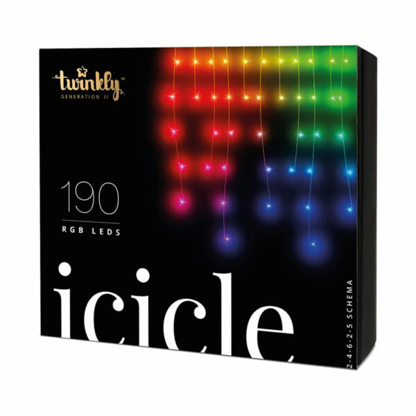 Twinkly App-Controlled LED Icicle Lights - Gen II