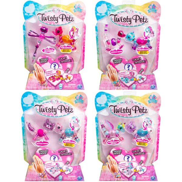 Twisty Petz - 3-Pack - Surprise Collectible Bracelet Set for Kids (Styles Vary) group
