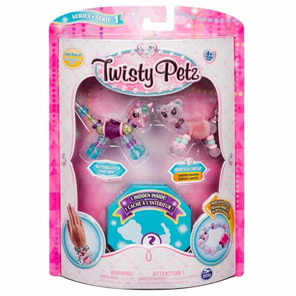 Twisty Petz - 3-Pack - Surprise Collectible Bracelet Set for Kids (Styles Vary) packshot