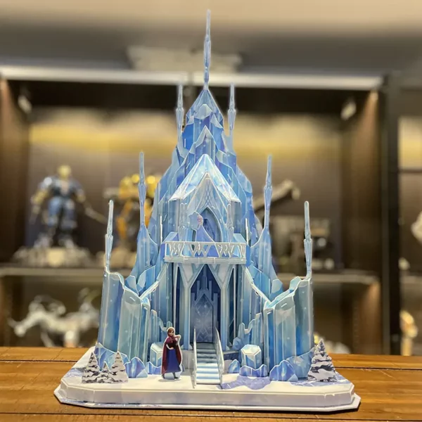 Disney Frozen Ice Palace 3D Puzzle on table