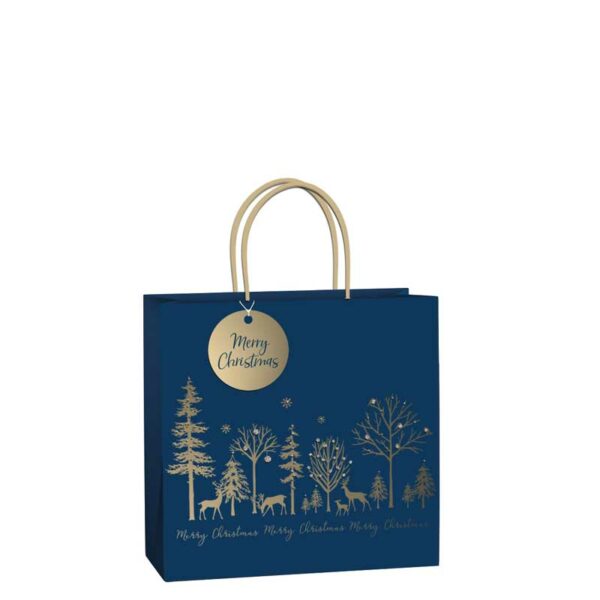 Uniqueco Gold Luxe Medium Gift Bag