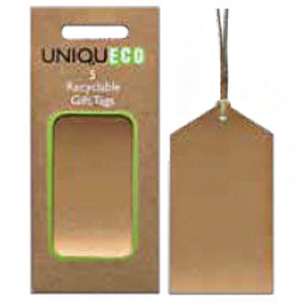 Uniqueco Gold Kraft Gift Tags (Pack of 5)