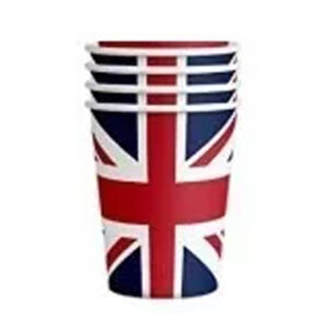 Union Jack Party Cups (Pack of 8)