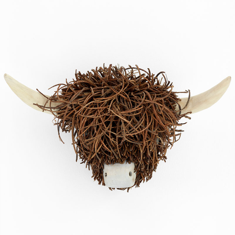 Voyage Maison Wall Mounted Highland Cow Sculpture