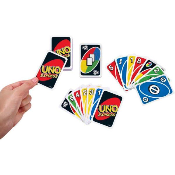 UNO Original Card Game holding card