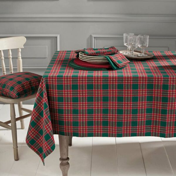 Walton & Co Festive Tartan Tablecloth