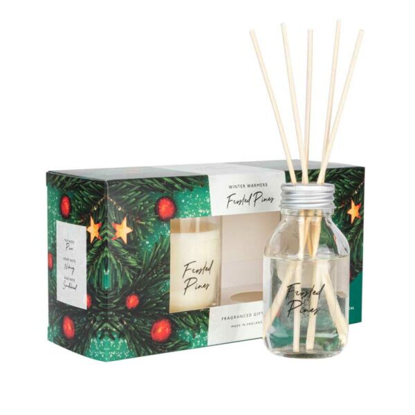 Wax Lyrical Frosted Pines Gift Set