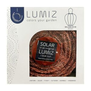 Lumiz balloon 20cm Occult design lantern studio image