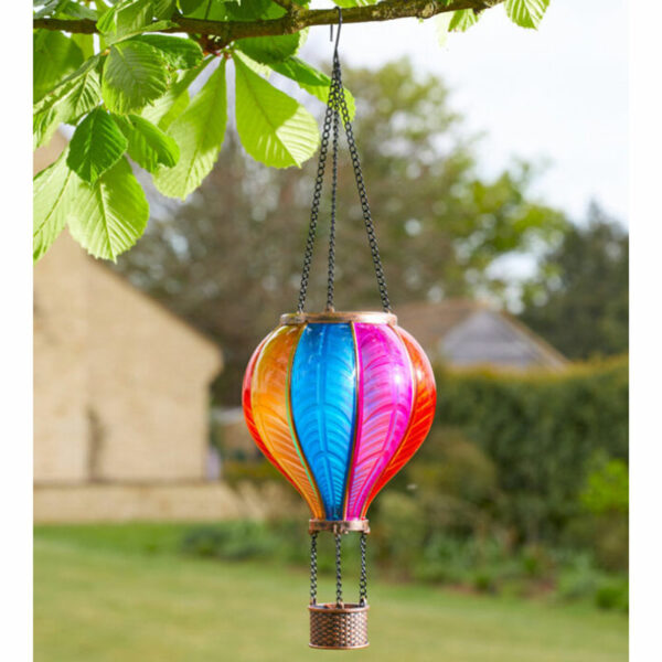 Smart Solar rainbow flaming balloon day time lifestyle image