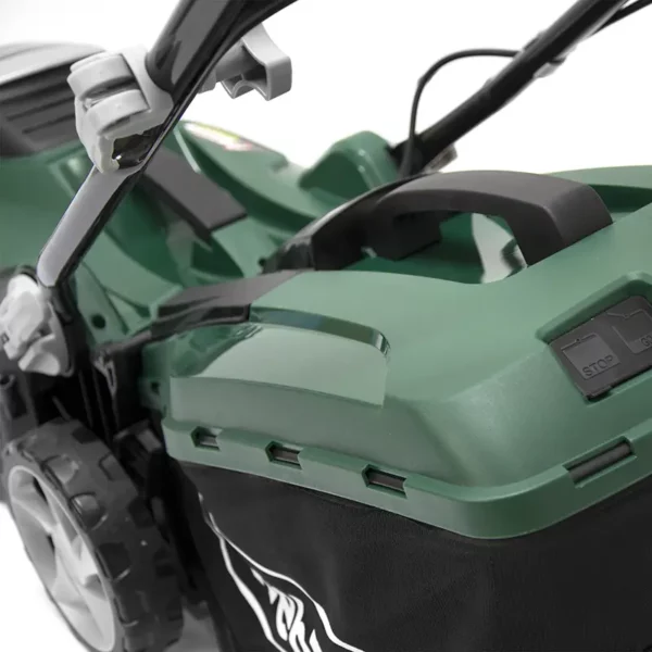 Webb 36cm Classic Electric Rotary Lawnmower collection bag