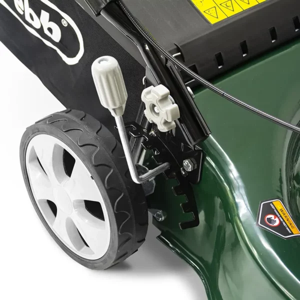 Webb Classic 41cm/16" Petrol Rotary Lawn Mower height lever
