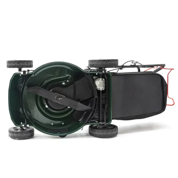 Webb Supreme 46cm/18″ Self Propelled Petrol Rotary Lawn Mower underside
