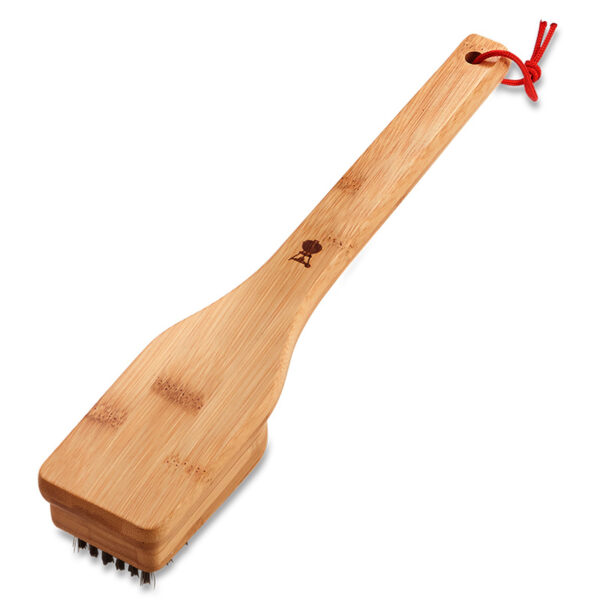 Weber Barbecue Brush, Bamboo 30cm top