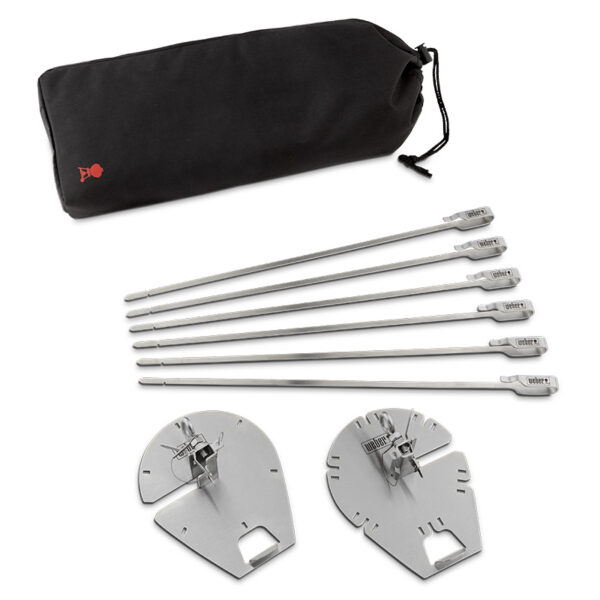 Weber Crafted Rotisserie Skewer Set lifestyle contents