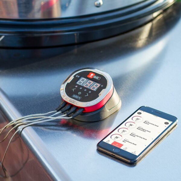 Weber Igrill 2 sends updates to mobile phone