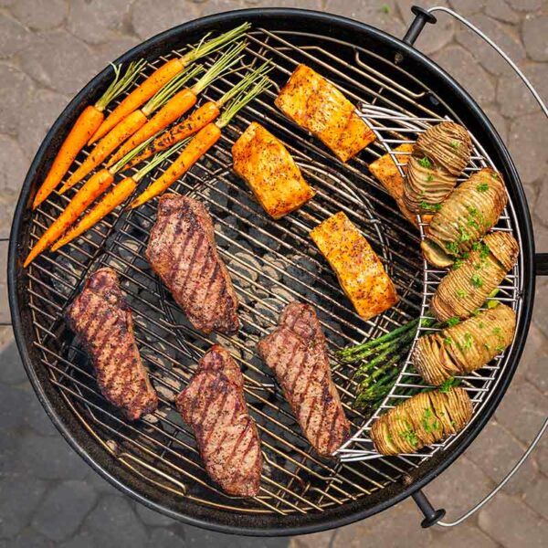 Weber Master Touch Crafted Charcoal Grill BBQ 61cm Warming Rack