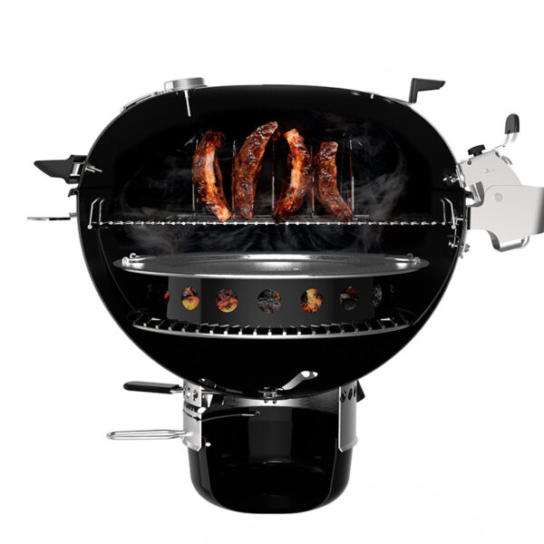 Weber Master-Touch GBS Premium E-5770 Charcoal Barbecue 57cm smoking