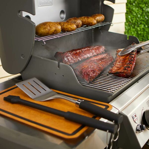 Weber Precision 3-Piece Barbecue Tool Set lifestyle 1